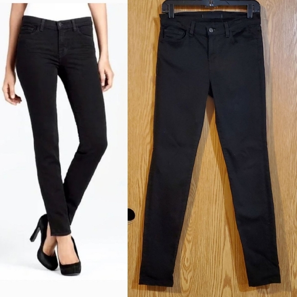 J.Brand skinny leg geans in black shadow - Picture 1 of 11